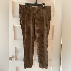 Gold and Black Houndstooth Stevie Leggings Old Navy - Sz L